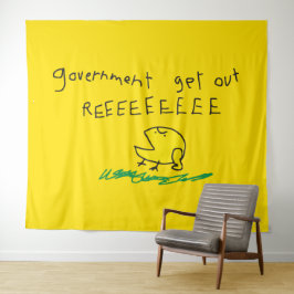 Tapete De Parede Governo fora REE SNEKRIGHT Bandeira Gadsden