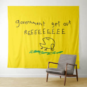 Tapete De Parede Governo fora REE SNEKRIGHT Bandeira Gadsden