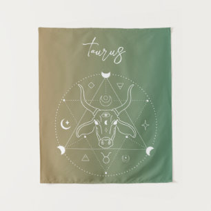 Tapete De Parede Gradiente de sigla de estrela do horóscopo Taurus 
