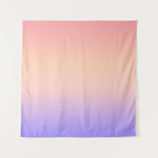 Tapete De Parede Gradiente roxo amarelo e rosa (Frente)