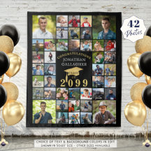 Graduação 42 Classe de Colagem de Fotos Ano Suas C