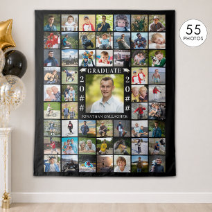 Tapete De Parede Graduação 55 Colagem de Fotos Fundo Personalizado