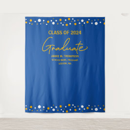 Tapete De Parede Graduação Moderna Amarelo Laranja Azul