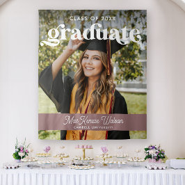 Tapete De Parede Graduado Boho Chic Tendência Turma de 2025 Formatu