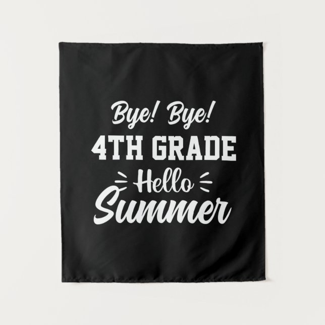 Tapete De Parede Graduation Art | 4th Grade Hello Summer (Frente)