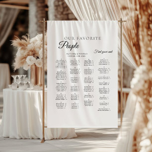 Tapete De Parede Gráfico de Assentos Alfabetico Casamento Minimalis