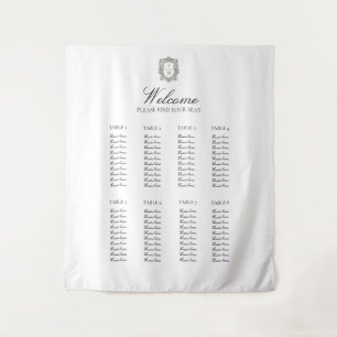Tapete De Parede Gráfico de Assentos de Casamento Minimalista Vinta