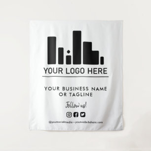 Tapete De Parede Grande Logotipo e Fundo para Redes Sociais