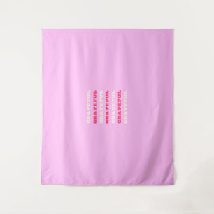 Tapete De Parede Grata, Agradecida, Citação de Gratidão, Rosa, Féri