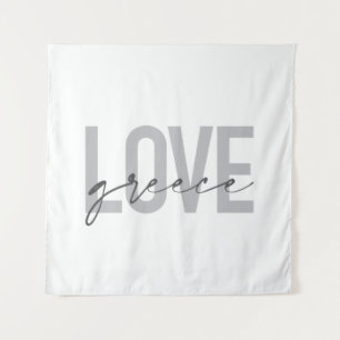 Tapete De Parede Grécia de amor moderna, simples, urbana e legal