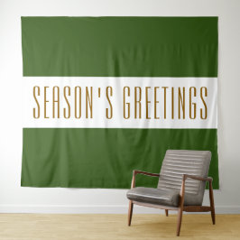 Tapete De Parede GREETINGS DE SEASON, GRELHAS Verde