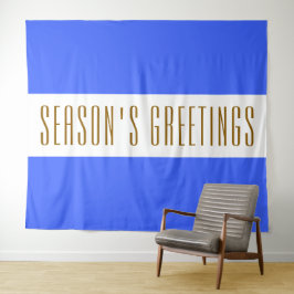 Tapete De Parede Greve Azul-Brancos de Altura da SEASON