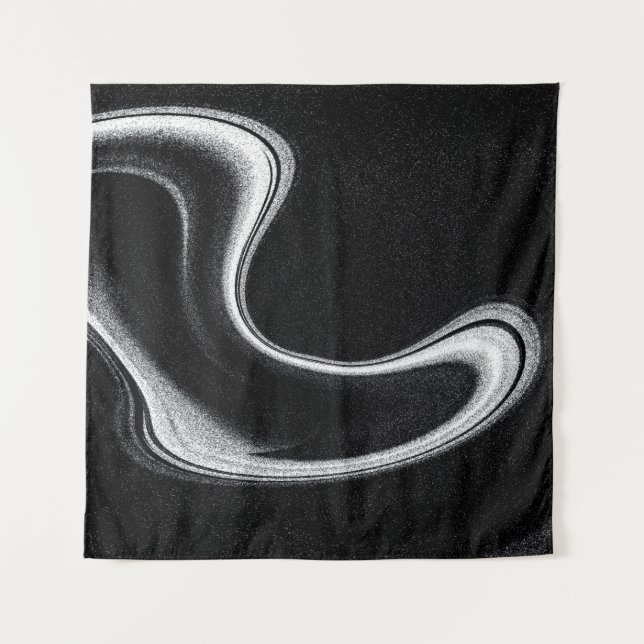 Tapete De Parede Grey and black illustration (Frente)