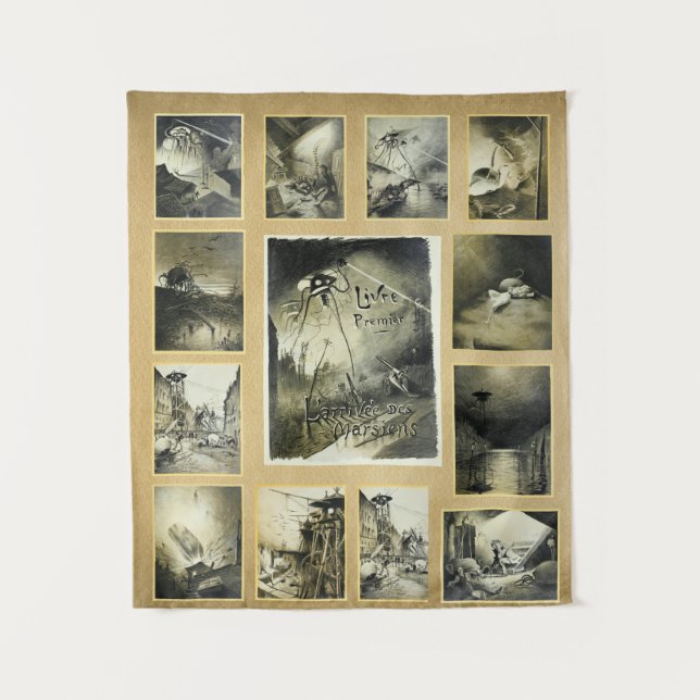 Tapete De Parede Guerra da Ciência da Teoria dos Mundos (Frente)