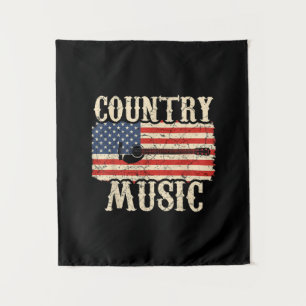 Tapete De Parede Guitarist Country Music Guitar American Flag Birth