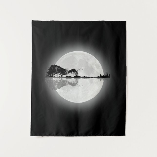 Tapete De Parede Guitarra de Moonlight Nature (Frente)