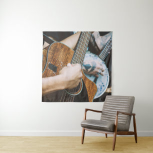 Tapete De Parede Guitarra Incrível