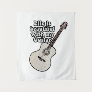 Tapete De Parede guitarra positiva para guitarristas