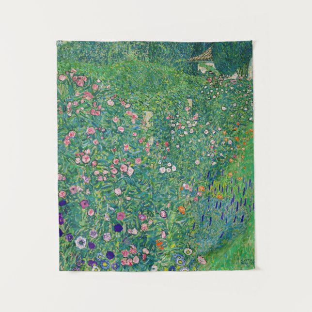 Tapete De Parede Gustav Klimt - Paisagem do Jardim Italiano (Frente)
