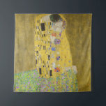 Tapete De Parede Gustav Klimt - The Biss<br><div class="desc">Kuss Beijo/Der - Gustav Klimt em 1907-1908</div>