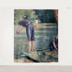 Tapete De Parede Gustave Caillebotte - Banhistas, Margem do Yerres