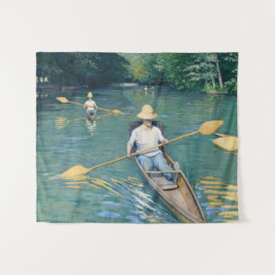 Tapete De Parede Gustave Caillebotte - Barcos no Yerres
