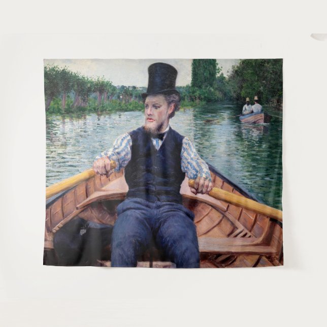 Tapete De Parede Gustave Caillebotte - Festa de Barco (Frente (Horizontal))