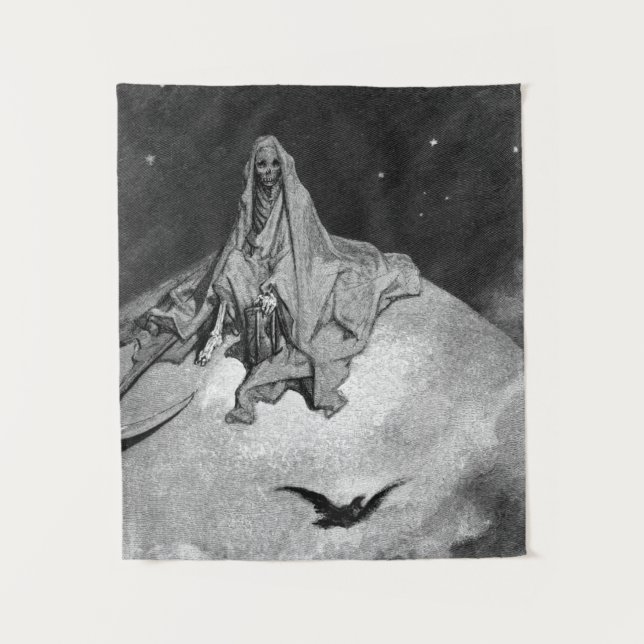 Tapete De Parede Gustave Dore - O Raven (Frente)