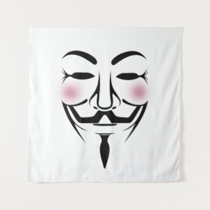 Tapete De Parede hackt cibernético de hacker vendetta de máscara 