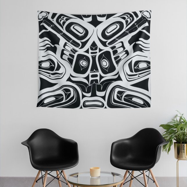 Tapete De Parede Haida Eagle Thunderbird Noroeste da Colômbia (Criador carregado)