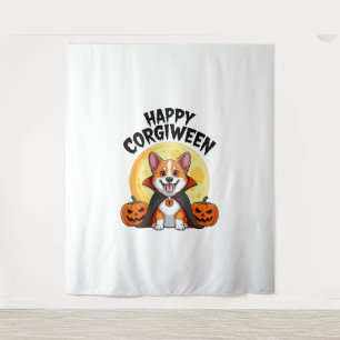 Tapete De Parede Halloween Corgiween, Corgi Cachorro Assustador