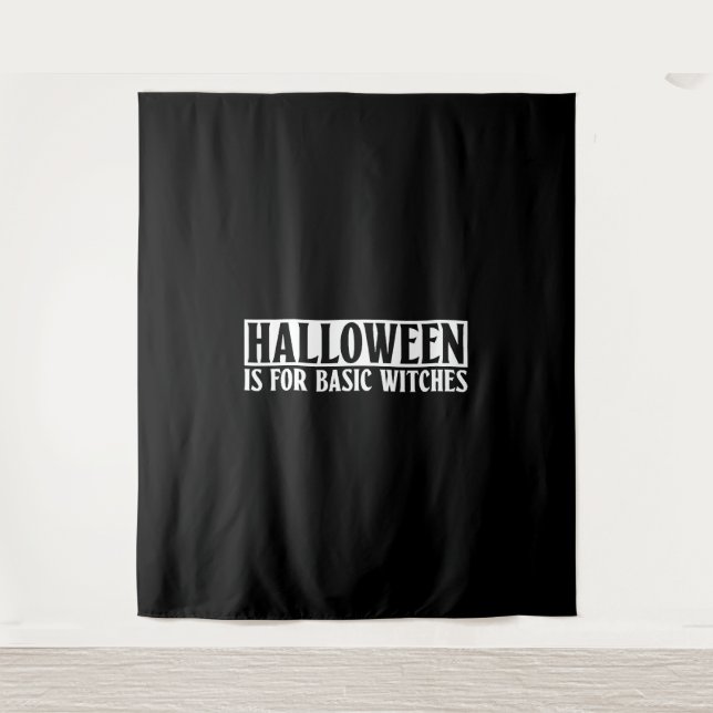 Tapete De Parede Halloween É Para Bruxas Básicas - Halloween Gótico (Frente)