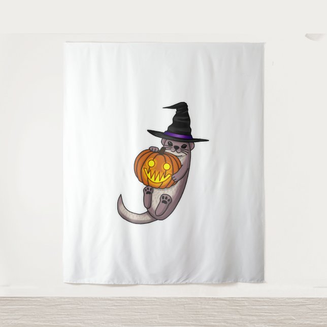 Tapete De Parede Halloween Otter (Frente)