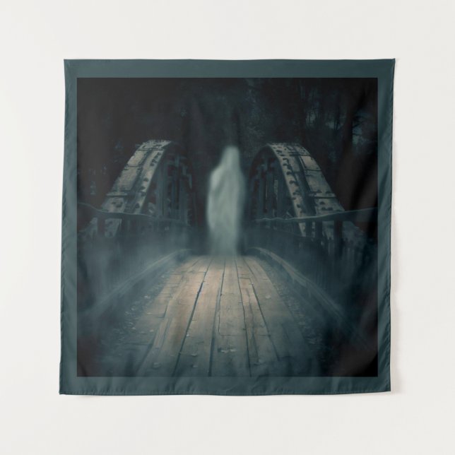 Tapete De Parede Halloween - Ponte Assombrada 4 (Frente)