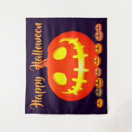 TAPETE DE PAREDE HALLOWEEN PUMPKIN