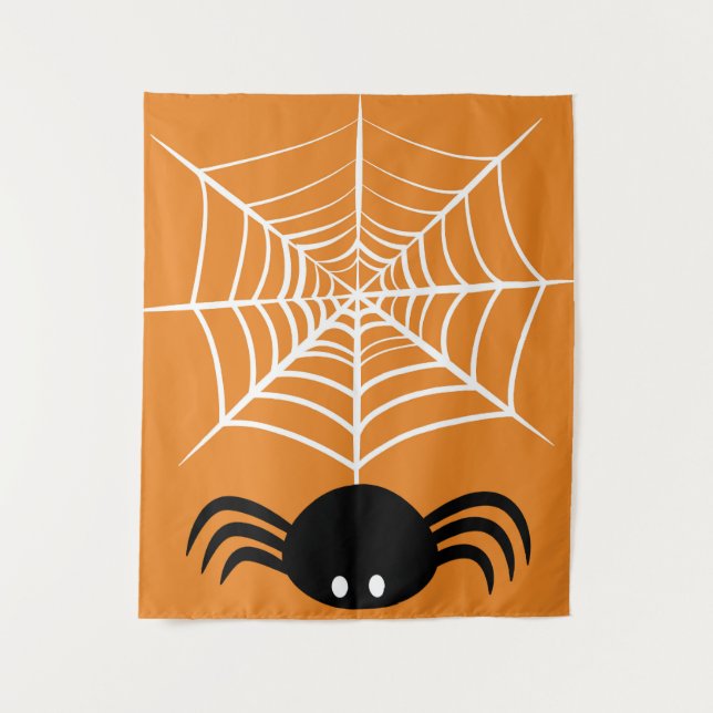 Tapete De Parede Halloween Spider Web (Frente)