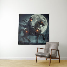Tapete De Parede Halloween Steampunk Cavaleiro Sem Cabeça