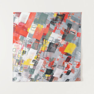 Tapete De Parede Handmade surreal abstract pattern. Modern artistic