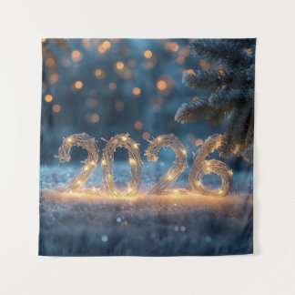 Tapete De Parede happy new year 2026 party backdrop