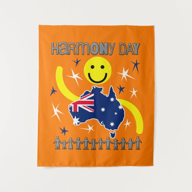 Tapete De Parede Harmony Day Australia  (Frente)