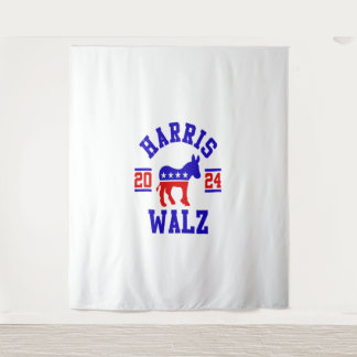 Tapete De Parede Harris Walz 2024 para o Presidente Patriótico Demo
