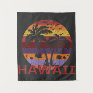 Tapete De Parede Hawaii EUA Vintage Palm Trees Viagem
