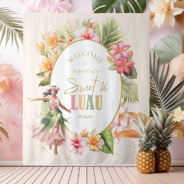 Tapete De Parede Hawaiian Luau Sweet XVI Hula Welcome ID1092