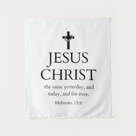 Tapete De Parede Hebreus 13:8 KJV Jesus Cristo Para Sempre Versícul