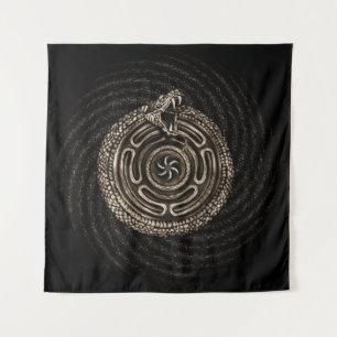 Tapete De Parede Hecate Wheel com ouroboros