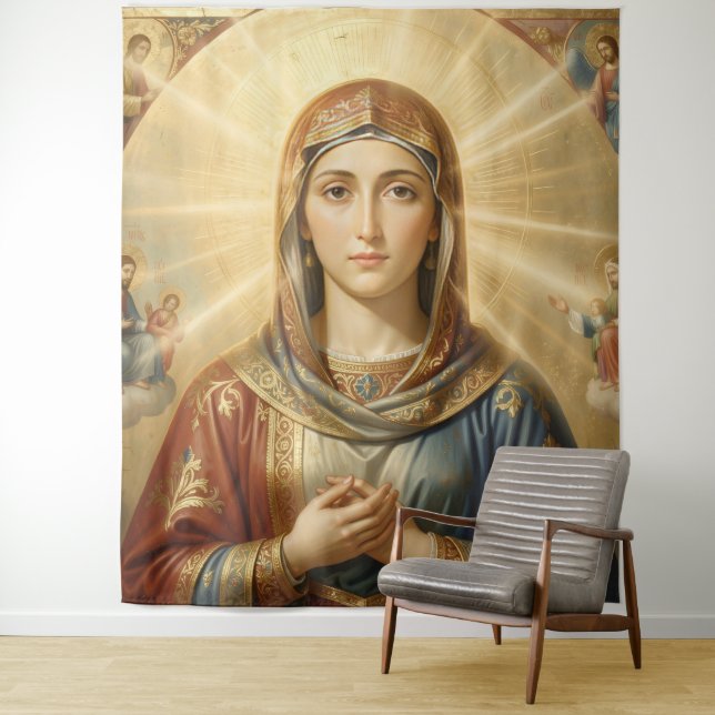 Tapete De Parede Heilige Mutter Gottes – Göttliche Liebe & Schutz´8 (In Situ)