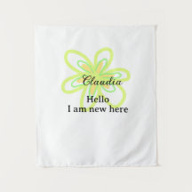 Hello I am new here name yellow green flower kids