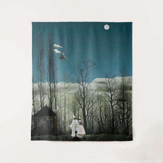 Tapete De Parede Henri Rousseau - Noite do Carnaval (Frente)