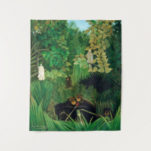 Tapete De Parede Henri Rousseau - Os Alegres Malabaristas