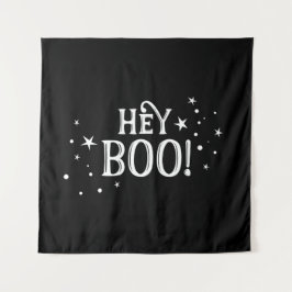 Tapete De Parede Hey Boo! Halloween Backdrop party banner 